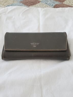 Matt & Nat Olive Grey Wallet